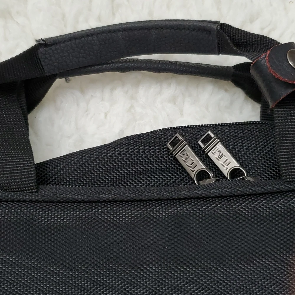 Tumi laptop bag.